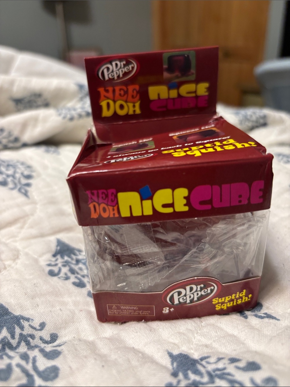Nee-Doh Nice Cube Red Squishy Toy - Party Favor